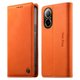 thumbnail image 1 of Funda Billetera de Cuero para [Realme C67 4G], Bloqueo RFID, Tarjetas y Soporte Naranja, 1 of 5
