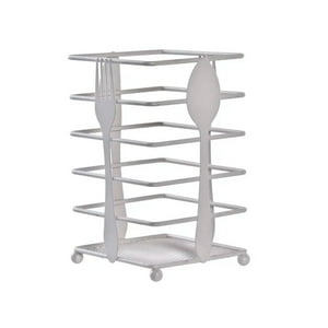 Disparo - Escurridor Para Cubiertos Blanco De Acero Menaje Cocina