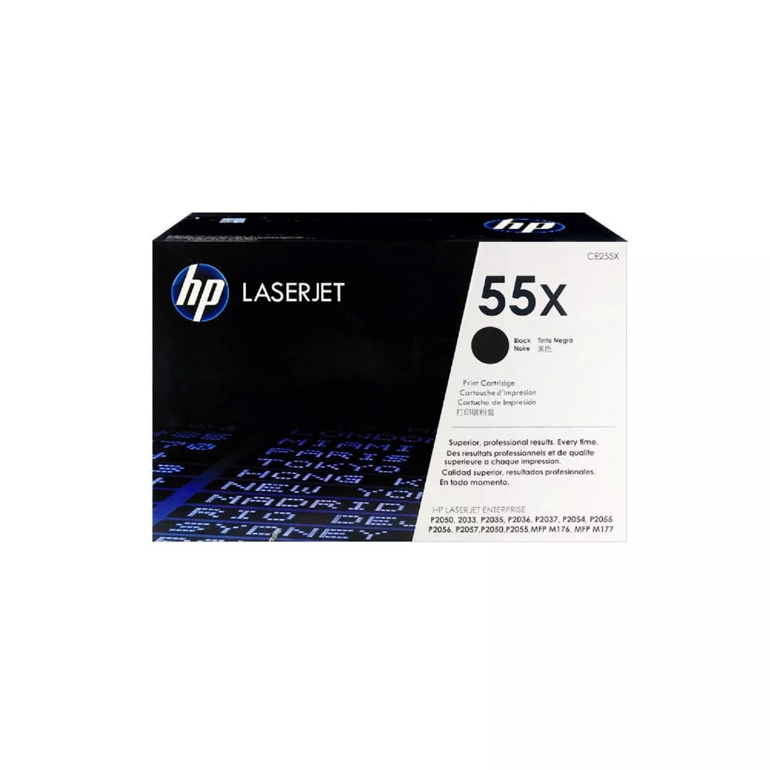 Cartucho Tóner Hp 55x Negro 12500 Páginas Laserjet Original