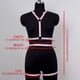 thumbnail image 3 of Sexy Punk Leather Body Harness with Back Wings and Thigh Straps - Women's Lingerie and Underwear Accessory, 3 of 4
