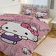 thumbnail image 1 of Hello Kitty Print Bedding Set Pattern Duvet Cove Set 3 Pieces 1 Quilt Cover And 2 Pillowcases for Women Men Teens, 1 of 5