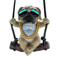 Bothyi - Adorno Colgante Para Coche, Accesorios Colgantes Para Espejo Retrovisor De Pug Oscilante Divertido, Estilo C