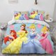 thumbnail image 1 of Princess Cartoon Girl Duvet Cover Set 100% Microfiber Bedding Sets 3 Pieces Ultra Soft Skin-Friendly Comforter Cover Set, 1 of 5