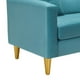 thumbnail image 3 of Sofa New Retro 3C Felpa 01 Turquesa, 3 of 6