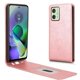 thumbnail image 1 of Funda tipo folio para Motorola Moto G54 Power con soporte magnético y protección para la cámara Oro rosa, 1 of 6