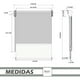 thumbnail image 2 of Cortina Roller Blackout Doble Visillo Cenefa Beiti 100x200, 2 of 8