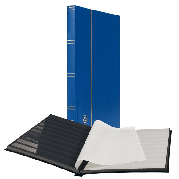 Álbum de stock Leuchtturm A4 azul – 32 páginas