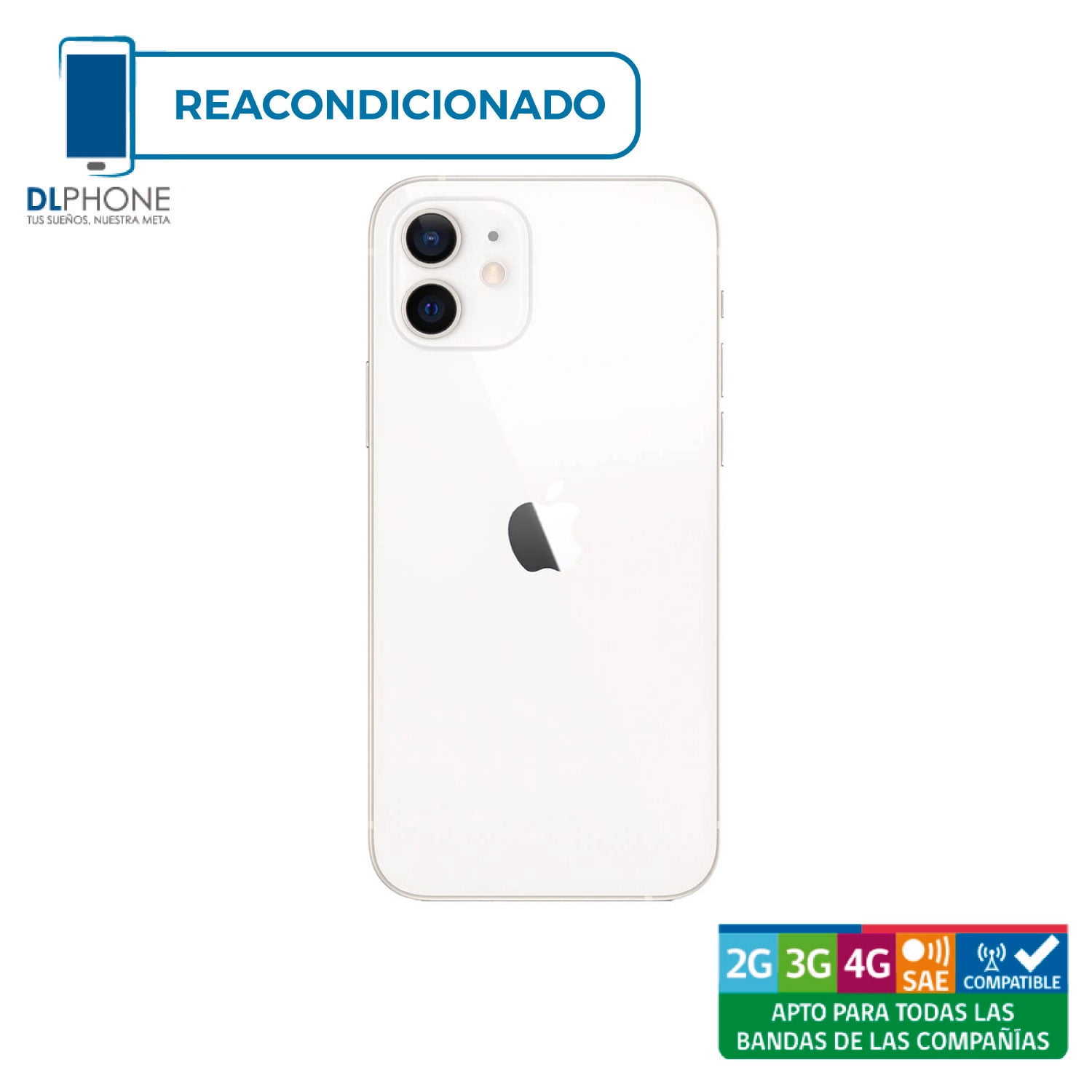 iPhone 12 Mini de 64gb Blanco Reacondicionado | Lider