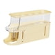 thumbnail image 3 of Organizador Del Tenedor Del Huevo Del Refrigerador Bandeja Del Huevo De 2 Niveles Para El Color Crema Del Gabinete De Cocina, 3 of 3