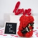 thumbnail image 3 of Set de regalo K KYMAKE Rose Bear con ramo y collar I Love You, 3 of 5