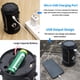 thumbnail image 4 of Linterna solar para acampar, recargable por USB, para exteriores, superbrillante, portátil, para cámaras, emergencias, tormentas y cortes de energía (paquete de 2), 4 of 7