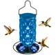 thumbnail image 1 of Alimentador para colibríes FibreDeep 710 ml Azul de vidrio, 1 of 7