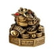 thumbnail image 2 of Amuleto De La Suerte, Rana De La Riqueza, Resina, Ranas De Dinero De La Suerte Para El Calentamiento De La Casa, Adornos De Bronce, 2 of 5
