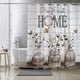 thumbnail image 1 of 1pc Country Retro Flower Shower Curtain - Farmhouse Bathroom Decor with Waterproof Polyester Fabric and Hooks - 70.87inch x 70.87inch, 1 of 5