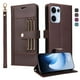thumbnail image 3 of FOXDOCK Funda tipo Cartera para OPPO Reno 14 5G – Cubierta de Cuero PU con Múltiples Ranuras, Bolsillo para Efectivo y Correa de Muñeca, 3 of 6