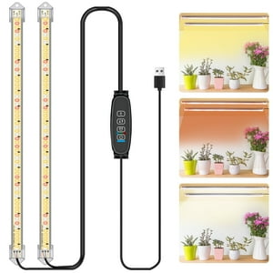 Tiras De Luz Plant Grow Lpmzmbl De 16 Pulgadas Y 120 Led De Espectro Completo