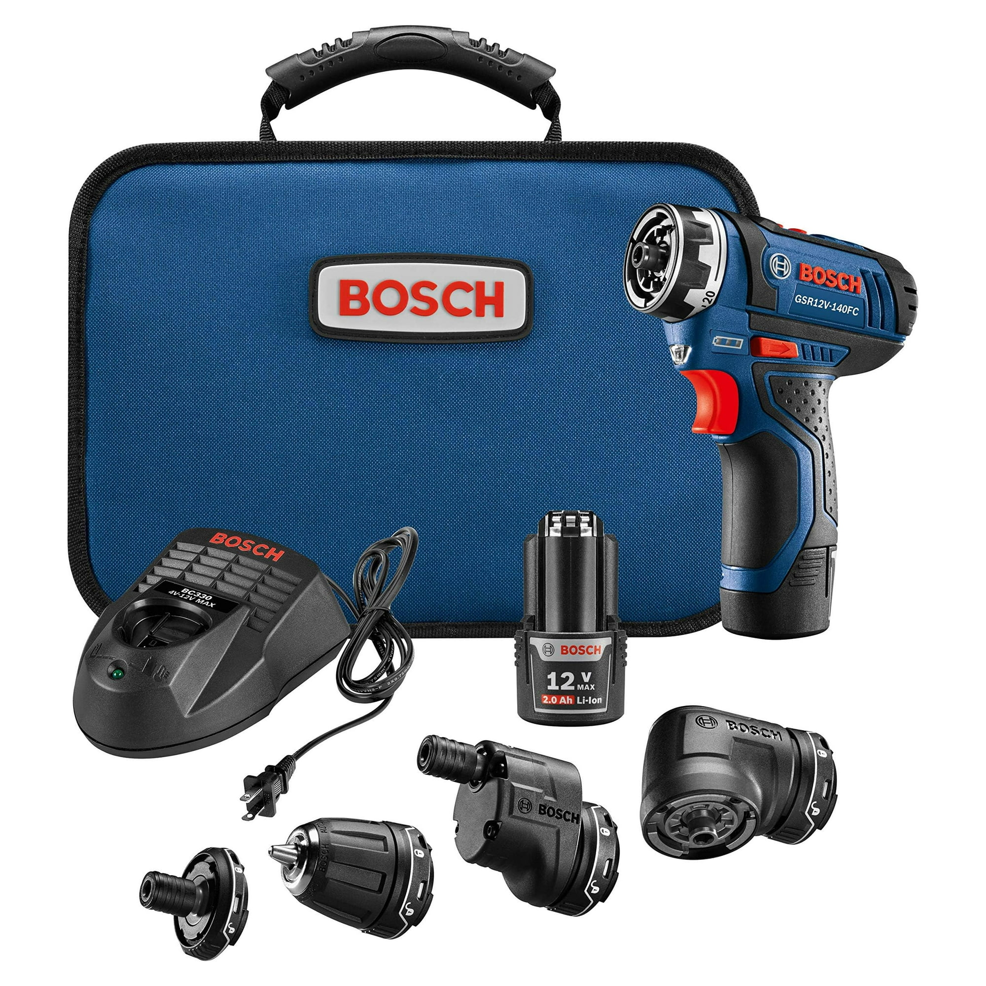 Taladro/destornillador Bosch Gsr12v-140fcb22 Sistema Flexiclick 5 En 1 De 12 V