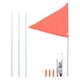 thumbnail image 3 of Bandera de seguridad para bicicletas con poste Fácil de instalar Bandera triangular de seguridad resistente a rasgaduras para niños Ciclismo, 3 of 5