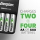 thumbnail image 2 of Cargador Básico Energizer Recharge para Baterías con 2 Pilas AA Recargables, 2 of 3