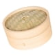 thumbnail image 3 of Cocina Vaporera De Bambú Cesta Vaporera Asiática Para Albóndigas Dim Sum 21cm, 3 of 5