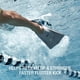 thumbnail image 3 of Aletas de entrenamiento de natación Speedo de silicona, hoja corta, unisex, 3 of 7