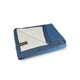 thumbnail image 1 of Frazada Gruesa 100% Lana Virgen Azul 2,5 Plazas, 1 of 2