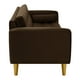 thumbnail image 5 of Sofa Retro 3c Felpa 01 Chocolate, 5 of 6