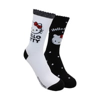 Top - Calcetines Largos Niña Hello Kitty Pack 2 C2 Talla 25-29