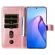 thumbnail image 5 of Funda con Cremallera para OPPO Reno 8 Pro 5G, Carcasa Cartera de Cuero PU con Soporte y Tarjetero, 5 of 6