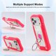 thumbnail image 3 of Funda para Apple iPhone 17 Pro de 6.3 Pulgadas con Soporte de Doble Anillo, Soporte Giratorio de 360°, PC+silicona, Cubierta de Teléfono a Prueba de Golpes de Grado Militar de Alta Resistencia,, 3 of 6