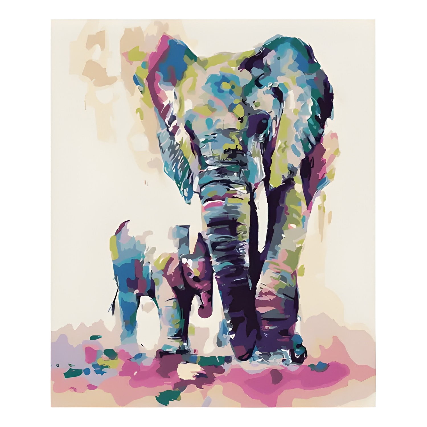 Genérico - Pintura Por Números Con Marco Incluido