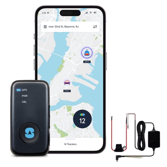 Spytec GPS Mini rastreador GPS y kit de instalación para vehículos, autos, camiones, motocicletas, seres queridos y activos, con app de seguimiento en tiempo real en EE. UU. y en todo el mundo