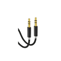 Motomo - Cable Auxiliar De Audio , 3.5Mm, 1 Metro, Color Negro