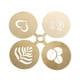 thumbnail image 5 of Juego De 4 Plantillas Para Café, Manualidades, Plantillas Para Arte Con Leche, Para Capuchino, Pastel, Galleta, Color Dorado, 5 of 5
