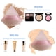 thumbnail image 4 of Borla de polvos faciales, borla de maquillaje triangular suave para polvos sueltos, polvos minerales, polvos corporales, 4 of 5