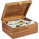 thumbnail image 1 of Caja de Recuerdos DRASTAR de Madera de Acacia con Tapa, 1 of 3