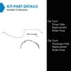 thumbnail image 3 of Juego De Mangueras De Freno Delanteras Para Silverado Sierra 1500 2006 2007, 3 of 8