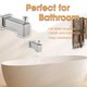 thumbnail image 2 of Desviador YASINU con caño para bañera, diseño cuadrado, diseño cuadrado, níquel cepillado, 2 of 6