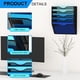 thumbnail image 4 of Organizador De Pared 5 Bolsillos Malla Negro, 4 of 7