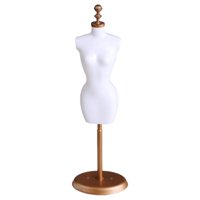 Bothyi - Soporte De Maniquí Para Exhibición De Ropa, Juguete De Simulación Para Casa De Muñecas 1/6, Casa De Muñecas De 12 "", Color Blanco