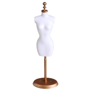Bothyi - Soporte De Maniquí Para Exhibición De Ropa, Juguete De Simulación Para Casa De Muñecas 1/6, Casa De Muñecas De 12 "", Color Blanco