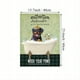 thumbnail image 1 of 1pc Established Rottweiler Dog in Bathtub Bath Soap Canvas Print - Retro Wall Art for Home Decor - Perfect for Bedroom, 1 of 5