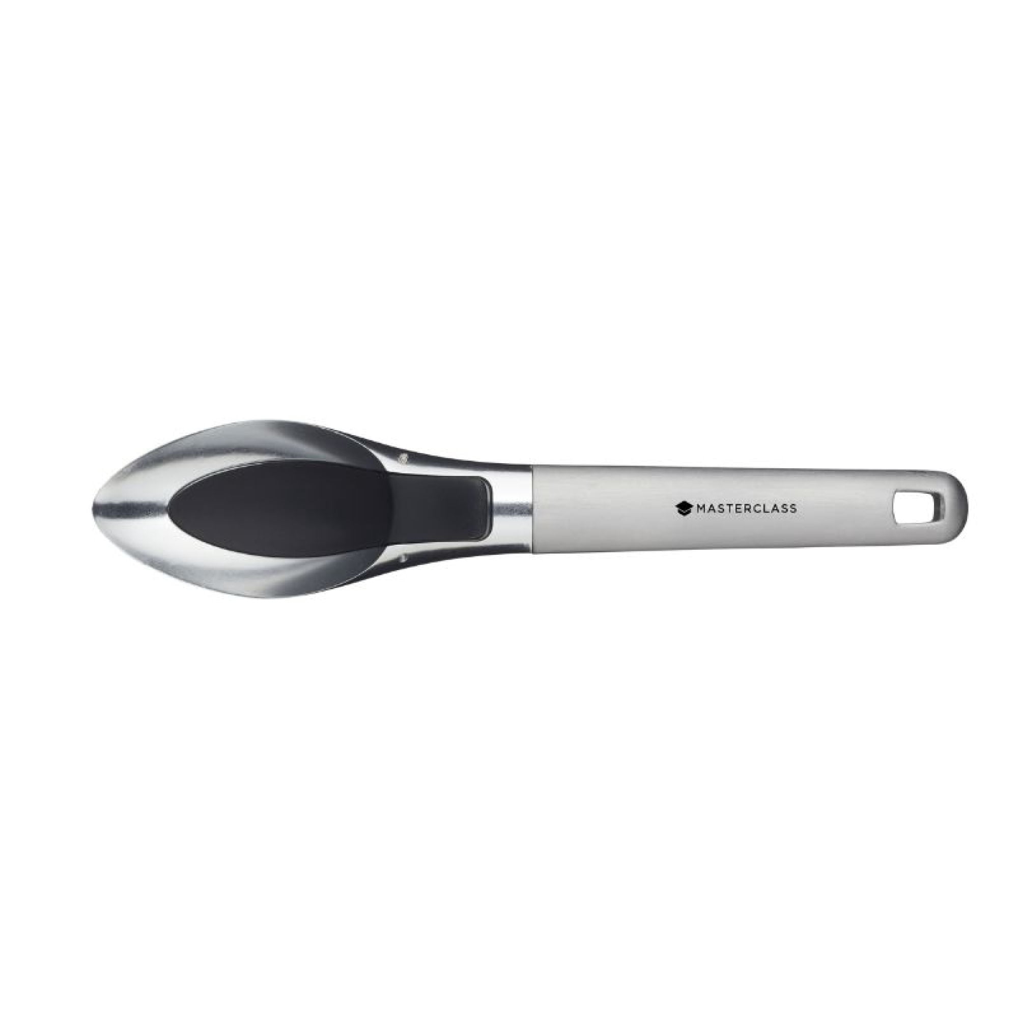 Cuchara Para Helado Con Gatillo 3X4.5 Cm 1 Pieza Mcics Metal Plateado