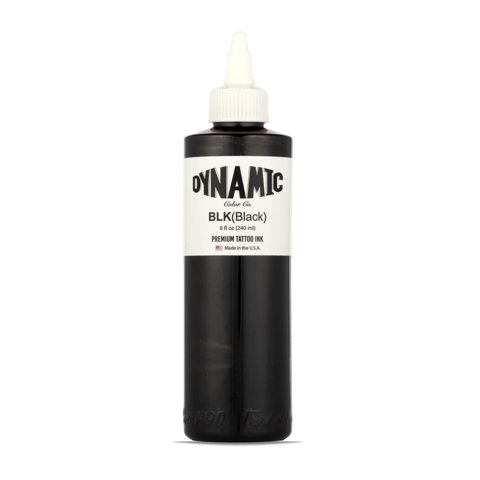Tattoo Ink Dynamic Color Co, Botella Negra De 237 Ml