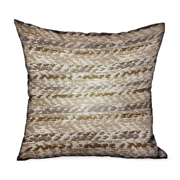 Cojín Plutus Brands Antique Zane Brown Dobby de 50 x 50 cm