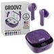 thumbnail image 1 of Audífonos True Wireless Groovz Purple Python con estuche de carga, 1 of 9