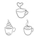 thumbnail image 4 of Decoración de pared de 3 piezas con taza de café, decoración de pared, decoración del hogar, regalo, adorno, letrero de café para baño, vacaciones, fi, 4 of 5