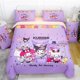thumbnail image 1 of v773 Bed Sheets Kawaii Single Double Soft and Comfortable Duvet Cover Pillowcase Bedding Set Cute Beauty Cartoon Animation Home 3-Piece Bedding Set (1 Duvet Cover + 2 Pillow Shams) Bed Sheets ju773, 1 of 5
