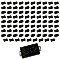 Ioensy - 100 Uds 1N5822 Sma Ss34 Smd Kits De Proyecto Electrónico De Diodo Schottky 3A 40V