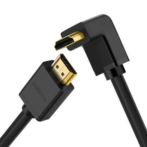 Cable Hdmi 1.4 M/M Curvo 90 Grados 4K/30Hz 2M Ugreen Hd103